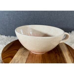 Hand painted Pottery Handled Bowl